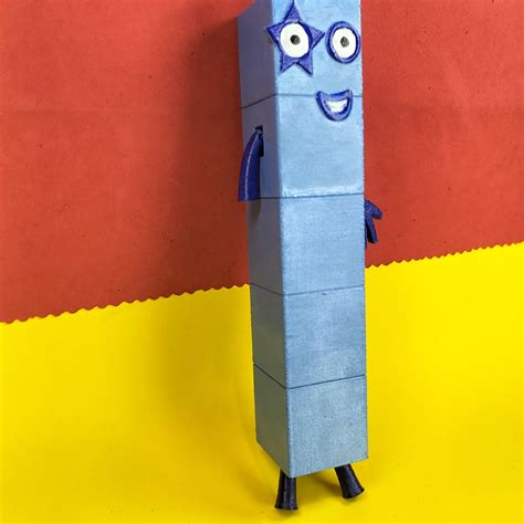 3D printing Flexi number block 5 • made with Ender 3 v 2・Cults