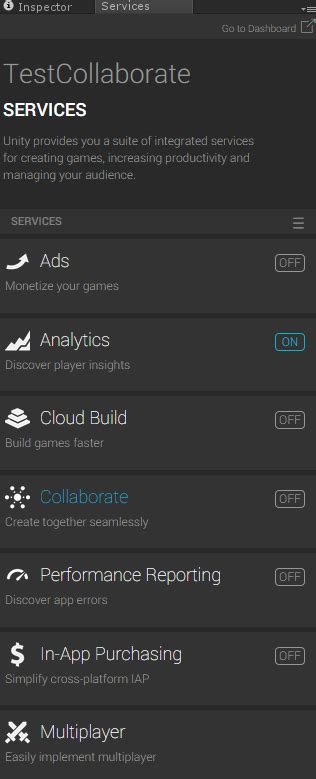 Unity Collaborate Tutorial 的图像结果