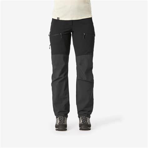 Women’s Hiking Pants - MT 900 - Black, smoked black - Simond - Decathlon