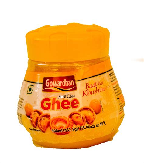 Gowardhan Ghee Jar, 500ml: Amazon.in: Grocery & Gourmet Foods