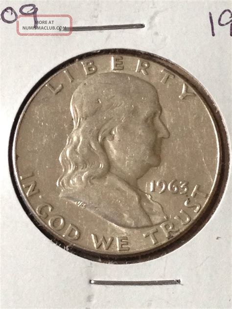 F209 ::1963 - P Franklin Liberty Silver Half Dollar Coin :: Fairhouse : Hq