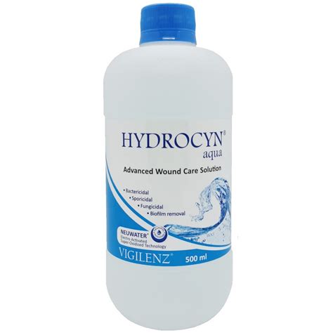HYDROCYN AQUA Advanced Wound Care Solution 250ml/500ml | Shopee Malaysia