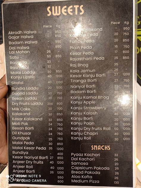 Menu at Kamala Jee Fooding & Lodging, Changsari, Chowki gate
