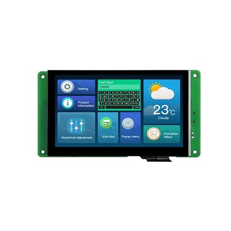 Buy DWIN 5inch HMI LCD, Capacitive Touch, IPS TFT 800x480 250nits LCD ...
