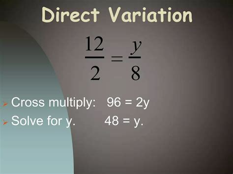 direct and inverse variations | PPTX