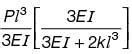 A cantilever of length l, and flexural rigidity EI , stiffened by a ...