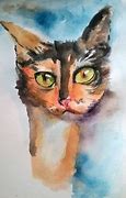Image result for Cat Eye Art Painting