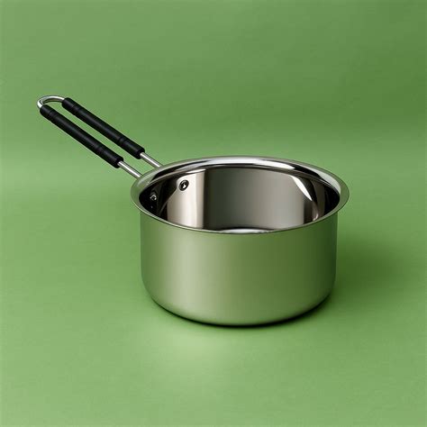 Saucepan heavy duty in stainless steel – Annams Shop