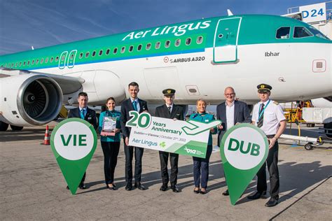 Aer Lingus fliegt seit 20 Jahren von Dublin nach Wien - Österreichische Verkehrszeitung