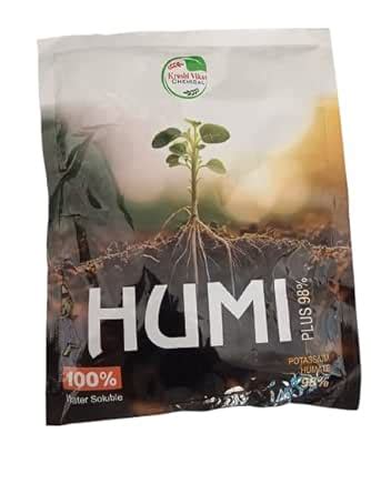 Krushi Vikas HUMI 100% Water Soluble Potassium Humate Plus 98%, Plant ...