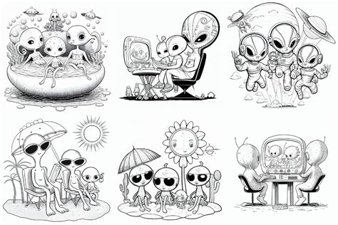 Alien Drawing for Kids 的图像结果