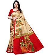 Yashika Women's Art Silk Saree With Attached Blouse (Sdpl-Matwali_Black ...