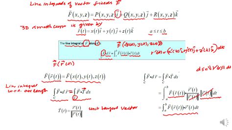 Line Integrals of Vector Fields Examples 的图像结果