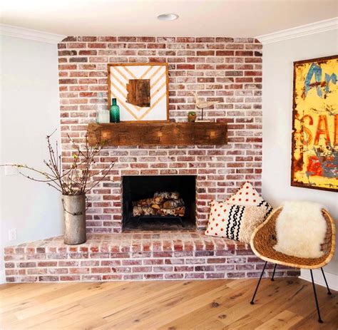 Living Room Decorating Ideas With Red Brick Fireplace | Bryont Blog