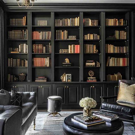 23 Elegant and Stylish Black Living Room Designs You’ll Love