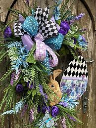 Image result for Purple Easter Wreath