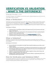 Image result for Verification vs Validation Engineering