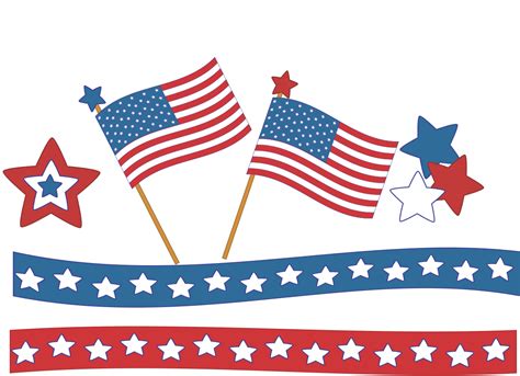 Celebrate Independence Day with 4th of July Clip Art - Free Download