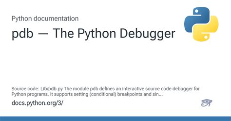 Image result for Python PDB