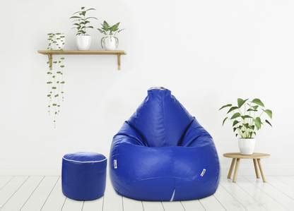 Flipkart SmartBuy XXL Classic Teardrop Bean Bag With Bean Filling Price ...