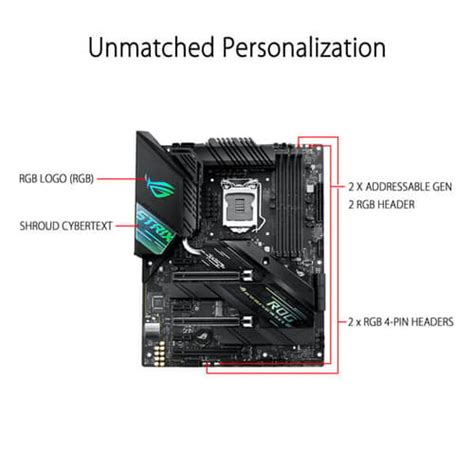 ASUS ROG Strix Z490-F Gaming 10th Generation Motherboard - mdcomputers.in