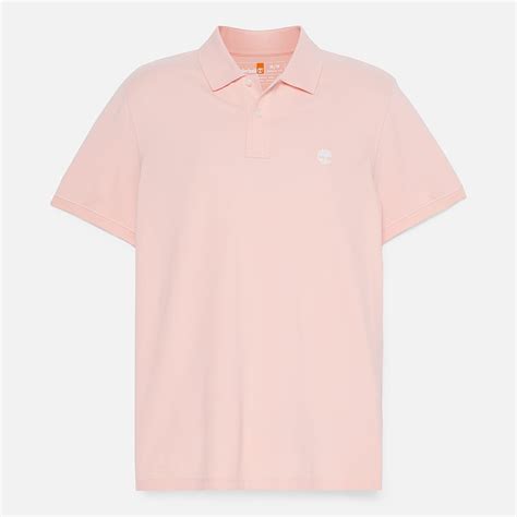 Millers River Pique Polo Shirt for Men in Light Pink
