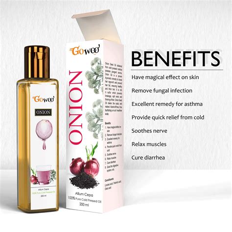 Buy GO WOO 100% ONION SEED CARRIER OIL COLD PRESSED Online & Get Upto ...