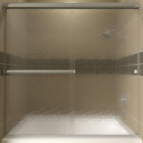 Arizona Shower Door Lite-Euro Polished Chrome 57.375-in Semi-frameless ...