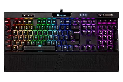 Corsair K70 RGB MK.2 Mechanical Gaming Keyboard (Cherry MX Red Switches ...