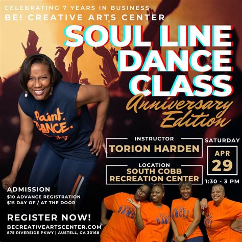 Soul Line Dance Class with BE! Creative - (Onsite) Anniversary Edition ...