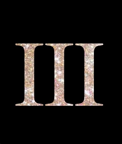 Roman Numeral 3