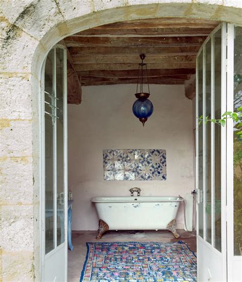 sabonhomeblog | Stone farmhouse, Houses in france, Beautiful bathrooms
