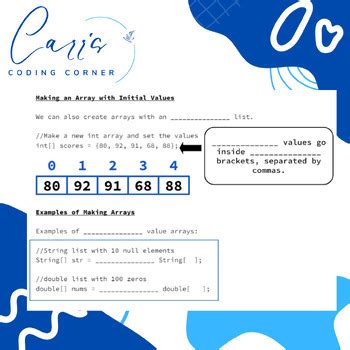 Image result for Computer Programing Chapter 6 Array