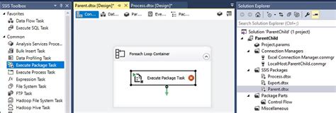 Image result for Execute Package Task in SSIS
