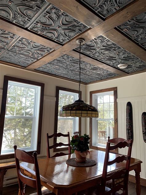 Faux Metal Ceiling Tiles Canada | Shelly Lighting
