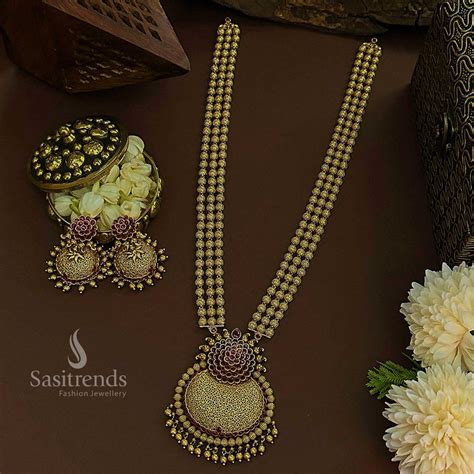 Premium Temple Bridal Jewellery Sets – Page 4 – Sasitrends