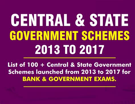 Click Here to Download Central and State Government Schemes (2013-2017 ...