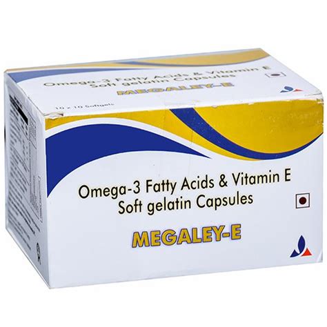 Megaley E Softgel Capsule 10's Price, Uses, Side Effects, Composition ...