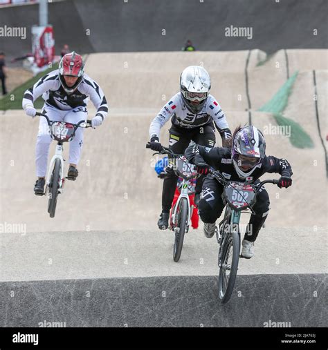 Glasgow, Royaume-Uni. 28th mai 2022. La coupe du monde BMX Racing s'est ...