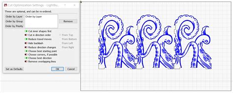 Lightburn Optimize Cut Order 的图像结果