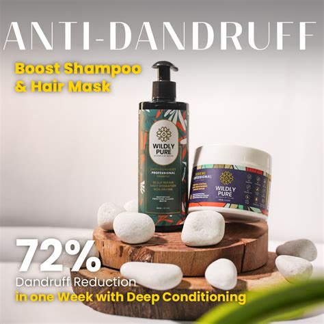 Dandruff Control Shampoo and Mask Combo with Hyaluronic Acid & Pirocto ...