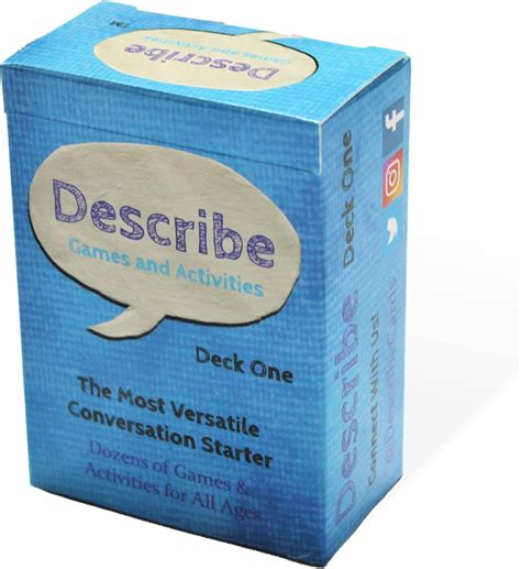 Describe Cards - Deck One Conversation Cards, Over India | Ubuy