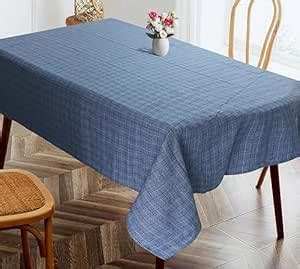 Buy Oasis Home Collections Cotton 4 Seater Table Cloth- Blue (Pack of 1 ...