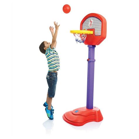 Buy Ok Play Adjustable Basket Ball Set, Red, Ages 5 to 10 years Online ...
