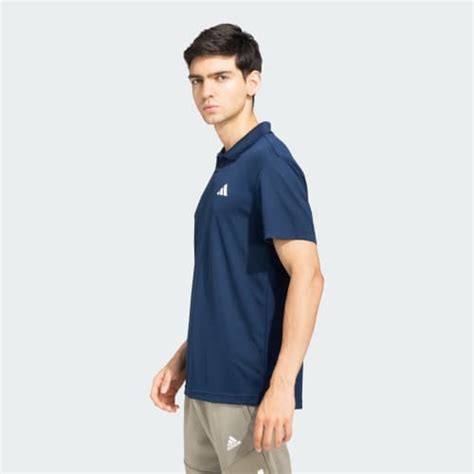 adidas Small Logo Polo Shirt - Blue | adidas India
