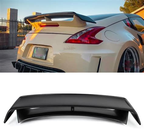 Amazon.com: SAIQINGSP Rear Spoiler Compatible with 2009-2021 Nissan 370Z Z34 Nismo Style 2 Door ...