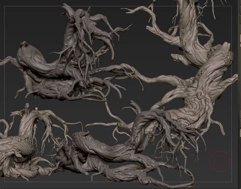 JROTools - Tools for 3D artists - 18 Zbrush Sculpted Rock Brushes