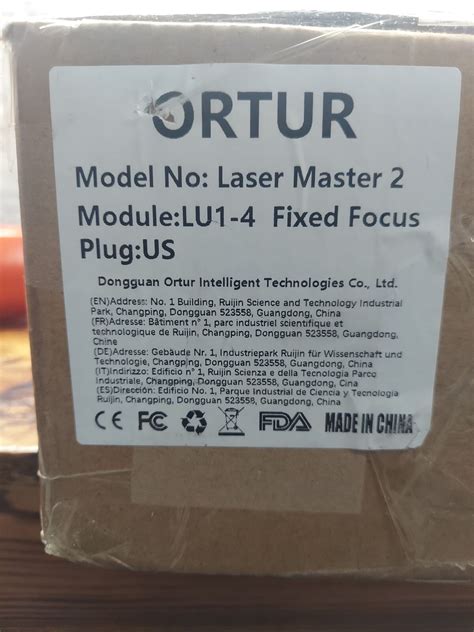 Buy Ortur Laser Master 2 LU1-4 Fixed Fous Laser Engraver Brand New in ...