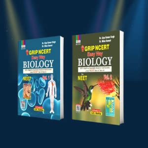 Buy GRB Grip NCERT Easy Way Biology Vol. 1 & 2 for NEET (Combo Set of 2 ...
