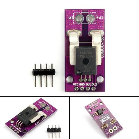 Jual ACS758 50A Linear Hall Current Sensor Arus AC/DC for Arduino CJMCU ...